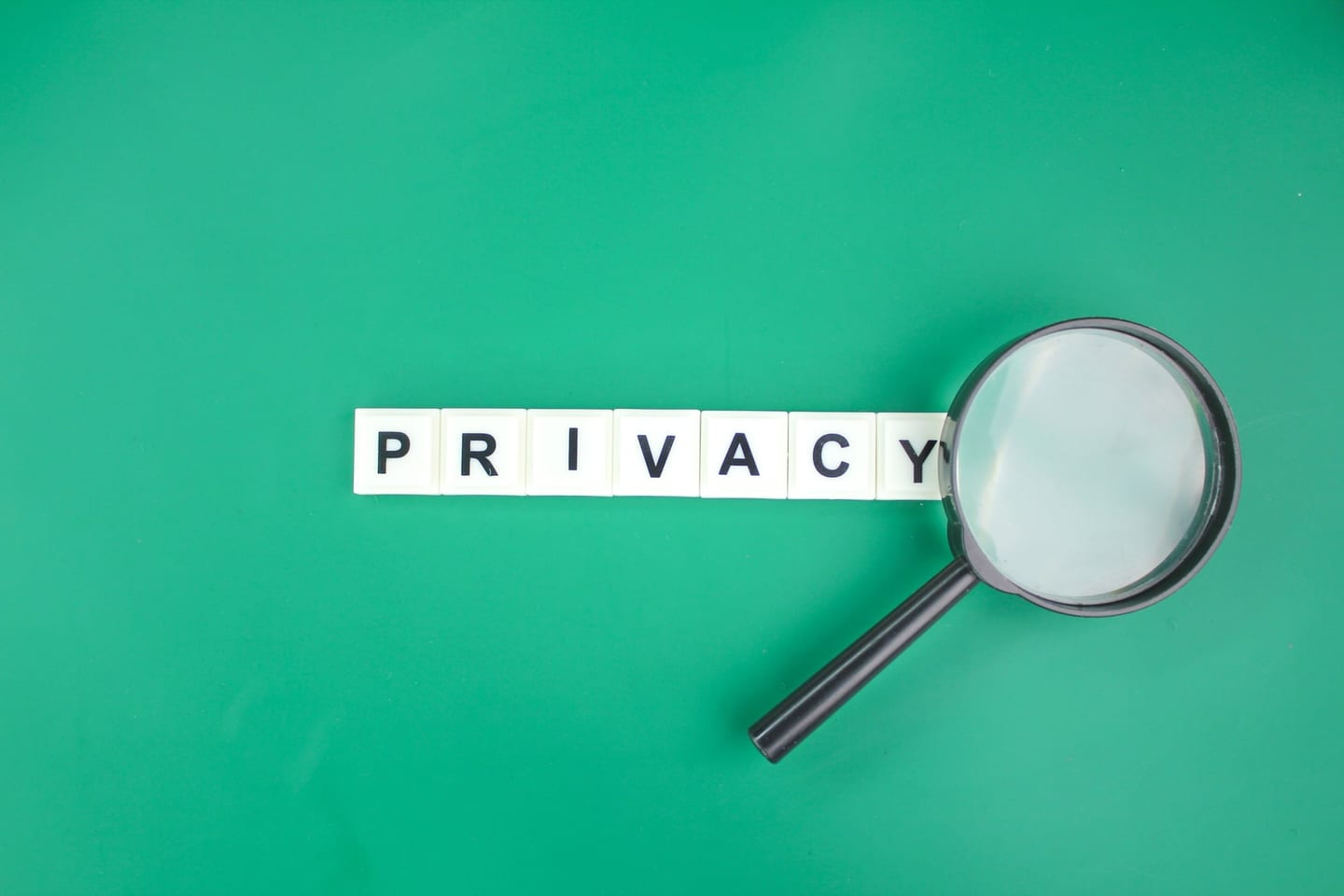 Letter tiles spelling the word privacy